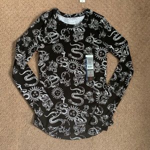 No boundaries ribbed long sleeve